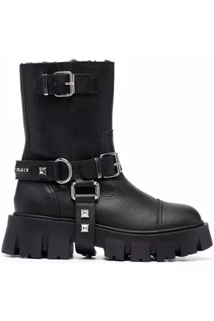 Philipp Plein Botas biker con apliques