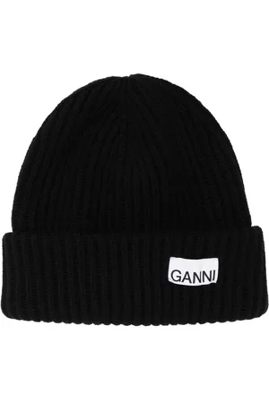 Ganni Gorro con parche del logo