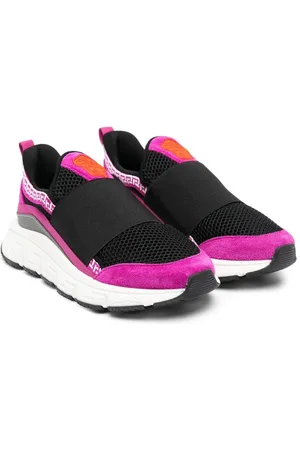 VERSACE Zapatillas slip-on con diseño colour block