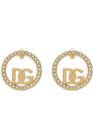 Dolce & Gabbana Aros con logo DG y strass
