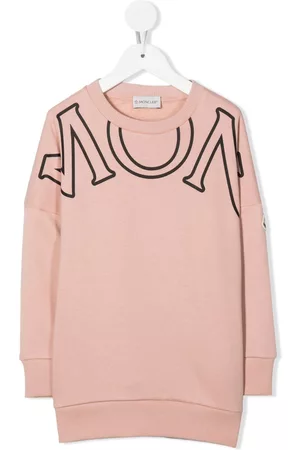 Moncler Vestido tipo jersey con logo estampado