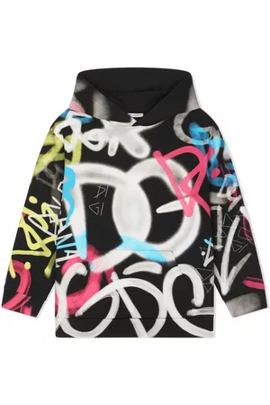 Dolce & Gabbana Sudadera con capucha y motivo de grafiti