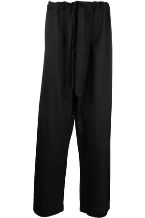 Maison Margiela Pantalones anchos de seda
