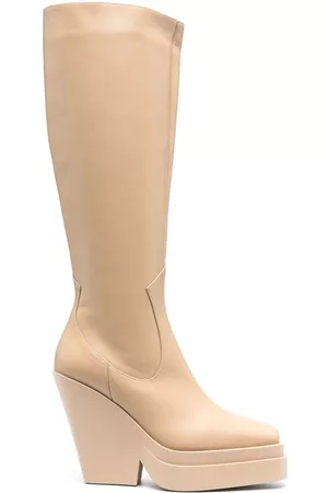 Gia Borghini Botas altas con tacón de 120mm