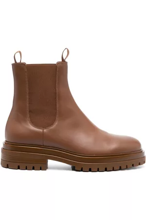 Gianvito Rossi Botines con puntera redonda