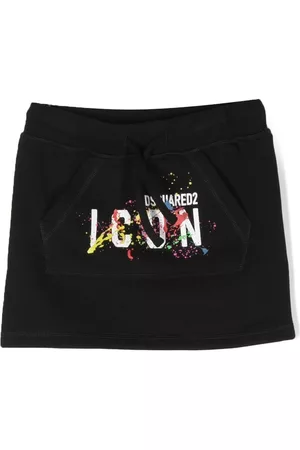 Dsquared2 Minifalda con logo estampado
