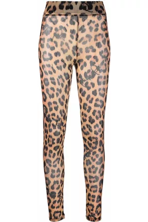 Philipp Plein Leggins con estampado de leopardo
