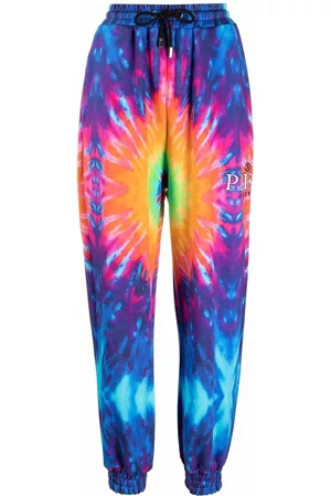 Philipp Plein Pantalones de chándal con motivo tie-dye