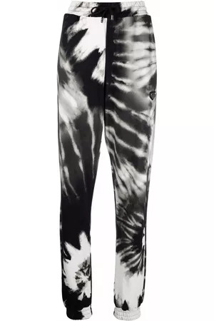 Philipp Plein Pantalones de chándal con motivo tie-dye