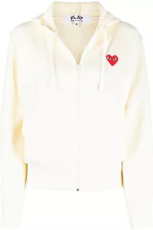Comme des Garçons Sudadera con capucha y parche de corazón