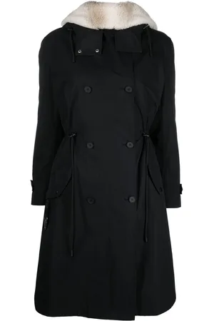 YVES SALOMON Parka con paneles en relieve