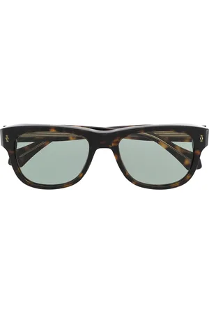 Cartier Gafas de sol cuadradas con efecto carey