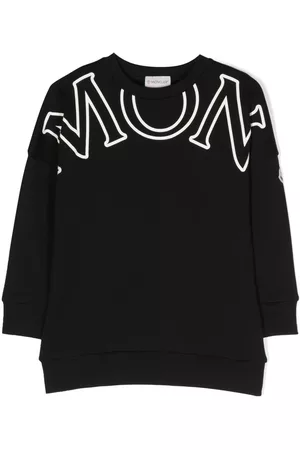 Moncler Vestido estilo sudadera con logo