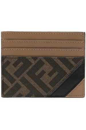 Fendi Tarjetero con logo estampado