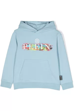 Philipp Plein Sudadera con capucha y logo estampado