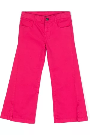 DKNY Pantalones anchos con parche del logo