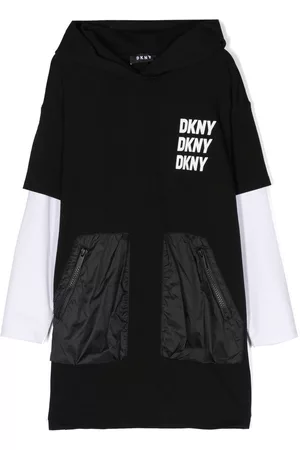 DKNY Vestido estilo jersey con capucha