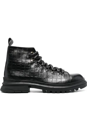 Giuliano Galiano Botas Ronnie Cocco con efecto de piel de cocodrilo