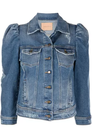 Retrofete Chaqueta vaquera Ada con manga farol