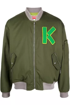 Kenzo Chaqueta bomber varsity con parche del logo