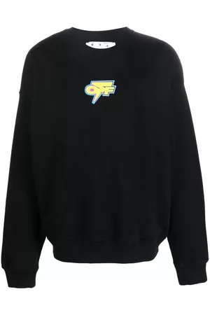OFF-WHITE Sudadera con cuello redondo y estampado Arrows
