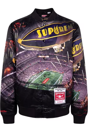 Supreme Chaqueta varsity de x Mitchell & Ness Stadium