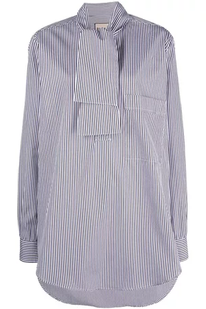 Plan C Camisa de popelina a rayas