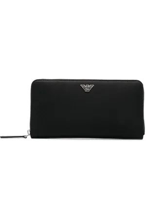 Emporio Armani Cartera con placa del logo