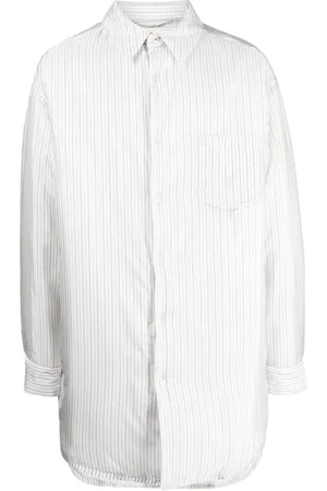 Maison Margiela Camisa acolchada a rayas