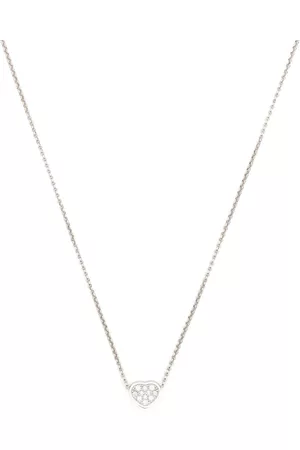 Chopard Collar My Happy Heart en oro blanco de 18kt con diamantes