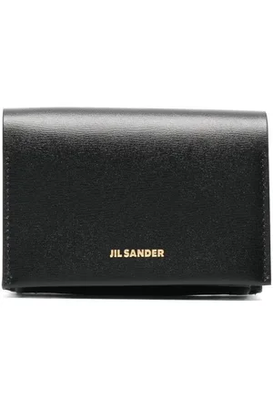 Jil Sander Cartera plegable con logo en relieve