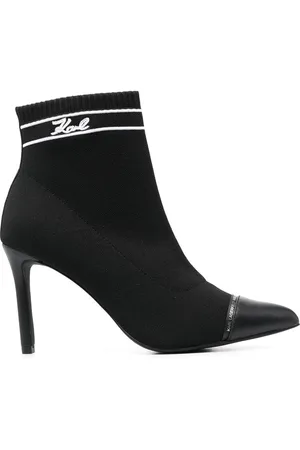 Karl Lagerfeld Botas con tacón de 95mm y puntera en punta