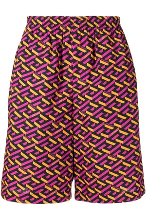 VERSACE Pantalones cortos con motivo La Greca