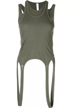 DION LEE Top de tirantes con detalle de aberturas