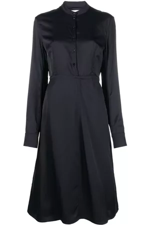 Jil Sander Vestido midi sin cuello