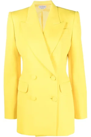 Alexander McQueen Blazer con doble botonadura