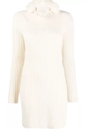 BLUMARINE Vestido corto con cuello vuelto