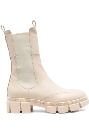 Karl Lagerfeld Botas chelsea con tacón grueso de 50mm