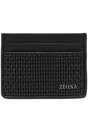 Ermenegildo Zegna Tarjetero con logo en relieve