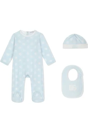 Dolce & Gabbana Set de pelele con logo DG