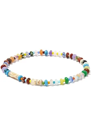LUIS MORAIS Pulsera Moonstar en oro amarillo de 14kt