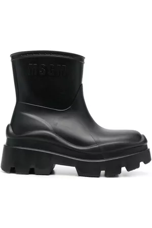 Msgm Botines con logo en relieve