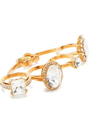 Dolce & Gabbana Anillo Knucklebuster con aplique de cristales