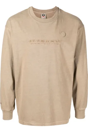 A Bathing Ape Camiseta con logo bordado