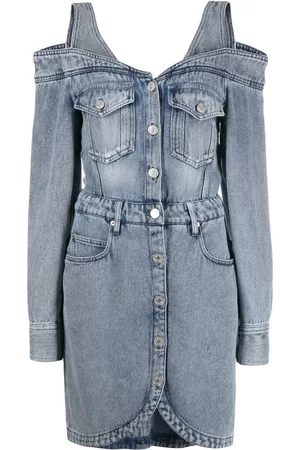 Isabel Marant Vestido camisero con aberturas en los hombros