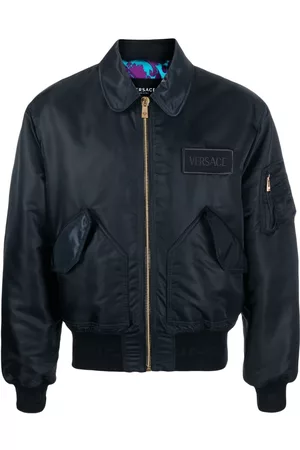 VERSACE Chaqueta bomber con parche del logo
