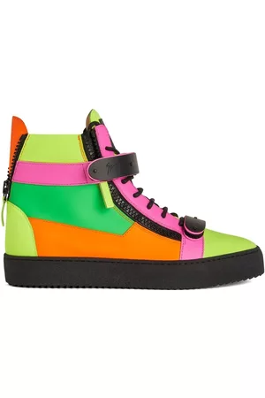 Giuseppe Zanotti Zapatillas altas Coby con diseño colour block