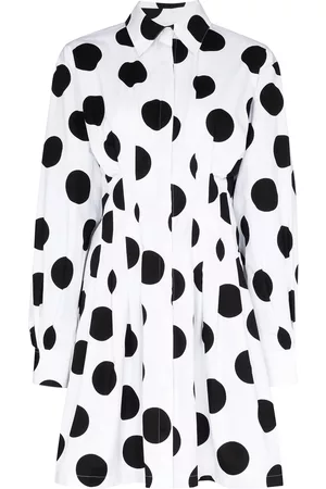 Carolina Herrera Vestido camisero con lunares