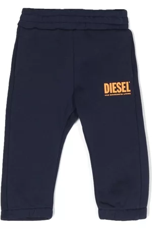 Diesel Pantalones de chándal con logo estampado