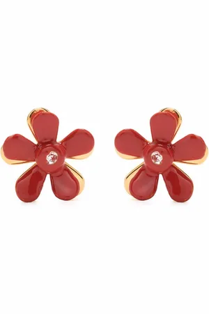 Marni Pendientes con aplique floral